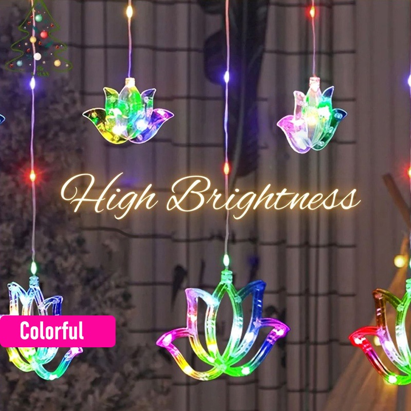 Lighting Decoration For Diwali - إضاءة ستارة على شكل زهرة اللوتس