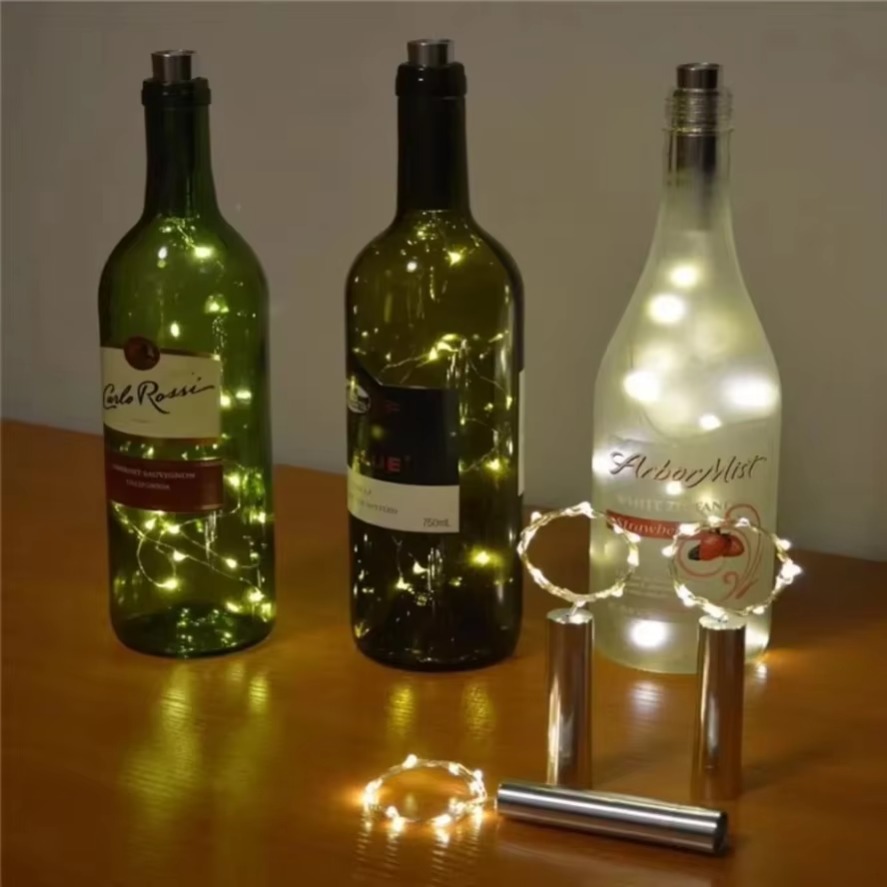 Decor Lighting Cork - LED زجاجة النبيذ الفلين ضوء النجوم