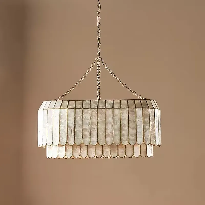 Lighting Decor For Living Room - ثريا أمريكية حديثة بتصميم صدف بحري