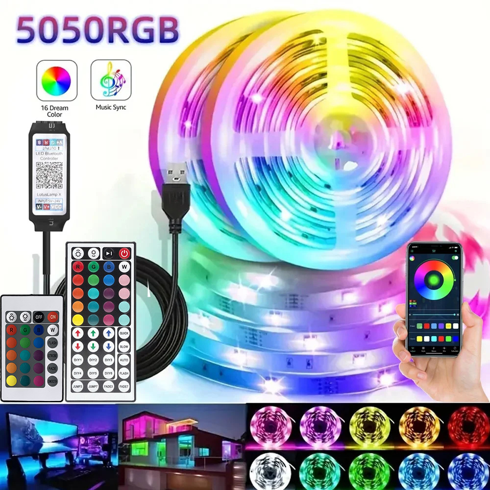 Lighting Christmas Decor - الذكية RGB LED الألعاب شرائط مصباح