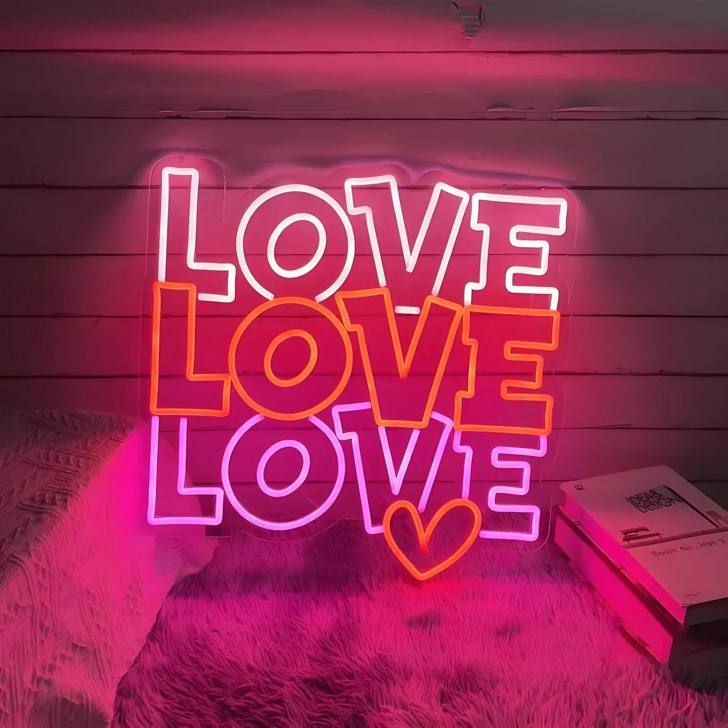 Lighting Decor For Wedding - لافتة نيون على شكل كلمة 