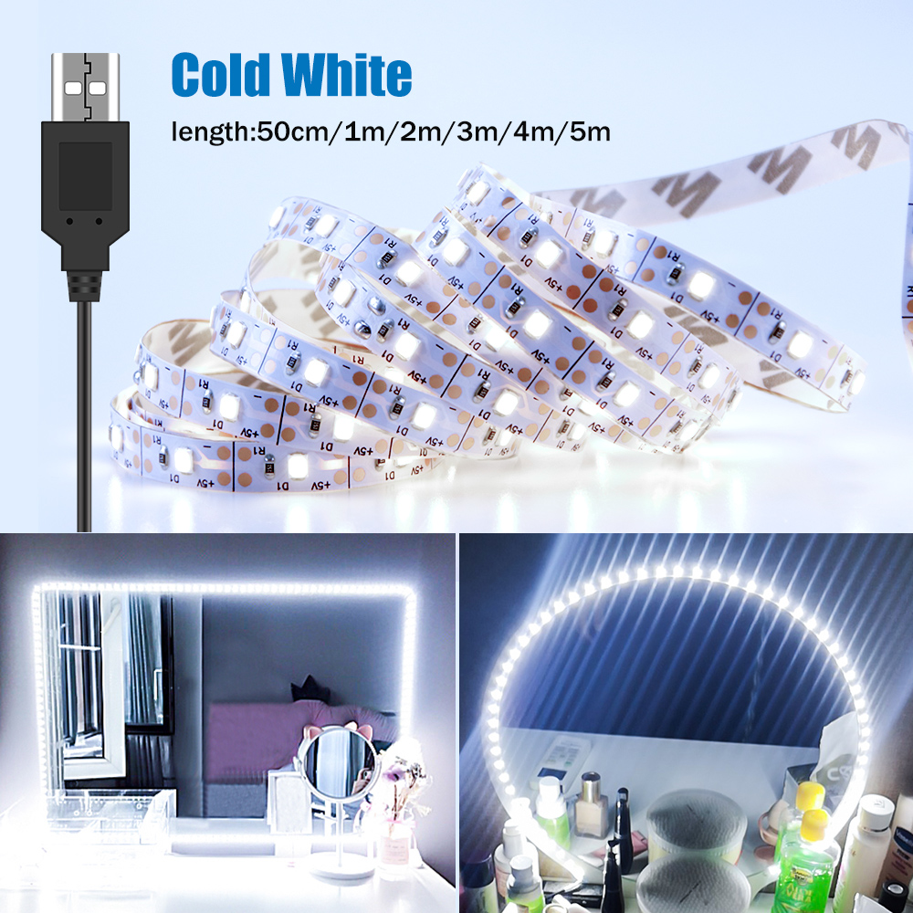 Lighting Bolt Decor - DC5V LED مرآة لوضع مساحيق التجميل