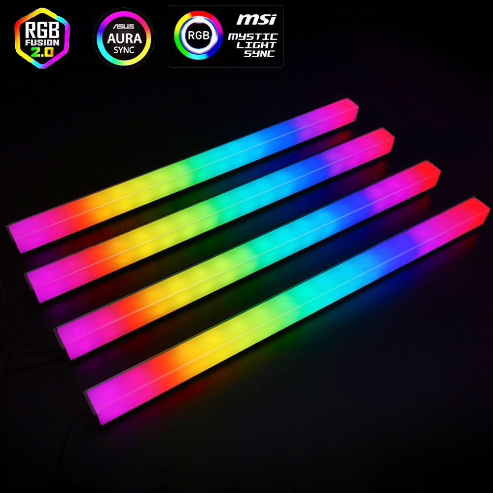 Lighting Bolt Decor - شريط إضاءة LED مغناطيسي قابل للبرمجة