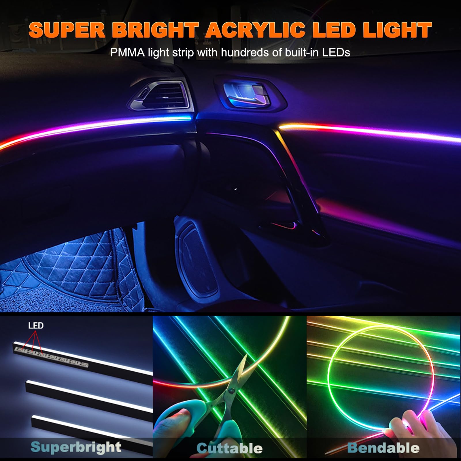 مصباح داخلي من الأكريليك LED ، - مراجعة Lighting Bolt Decor وسعره