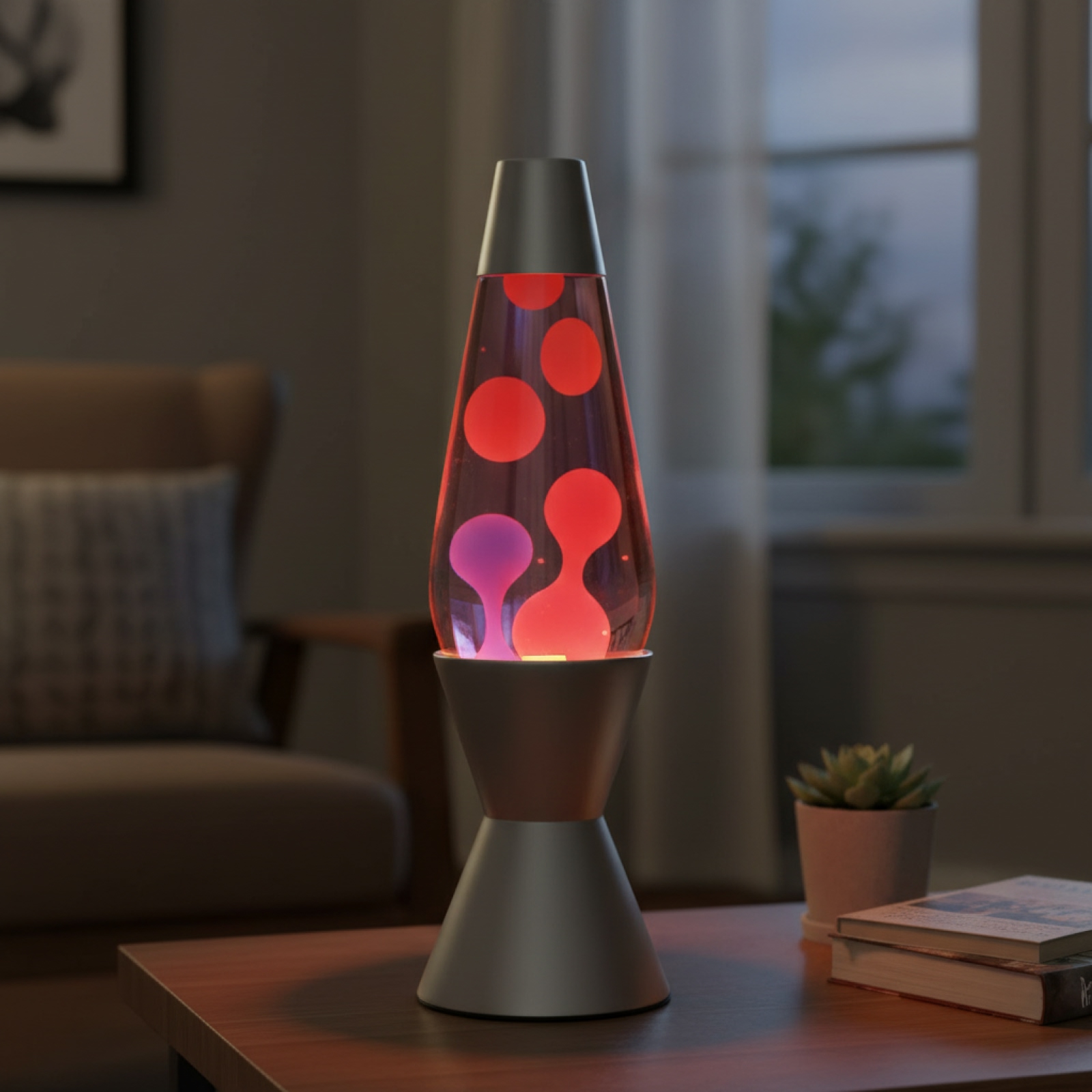مصباح لافا قابل للتعتيم للمكات - مراجعة Lava Lamp Desktop وسعره