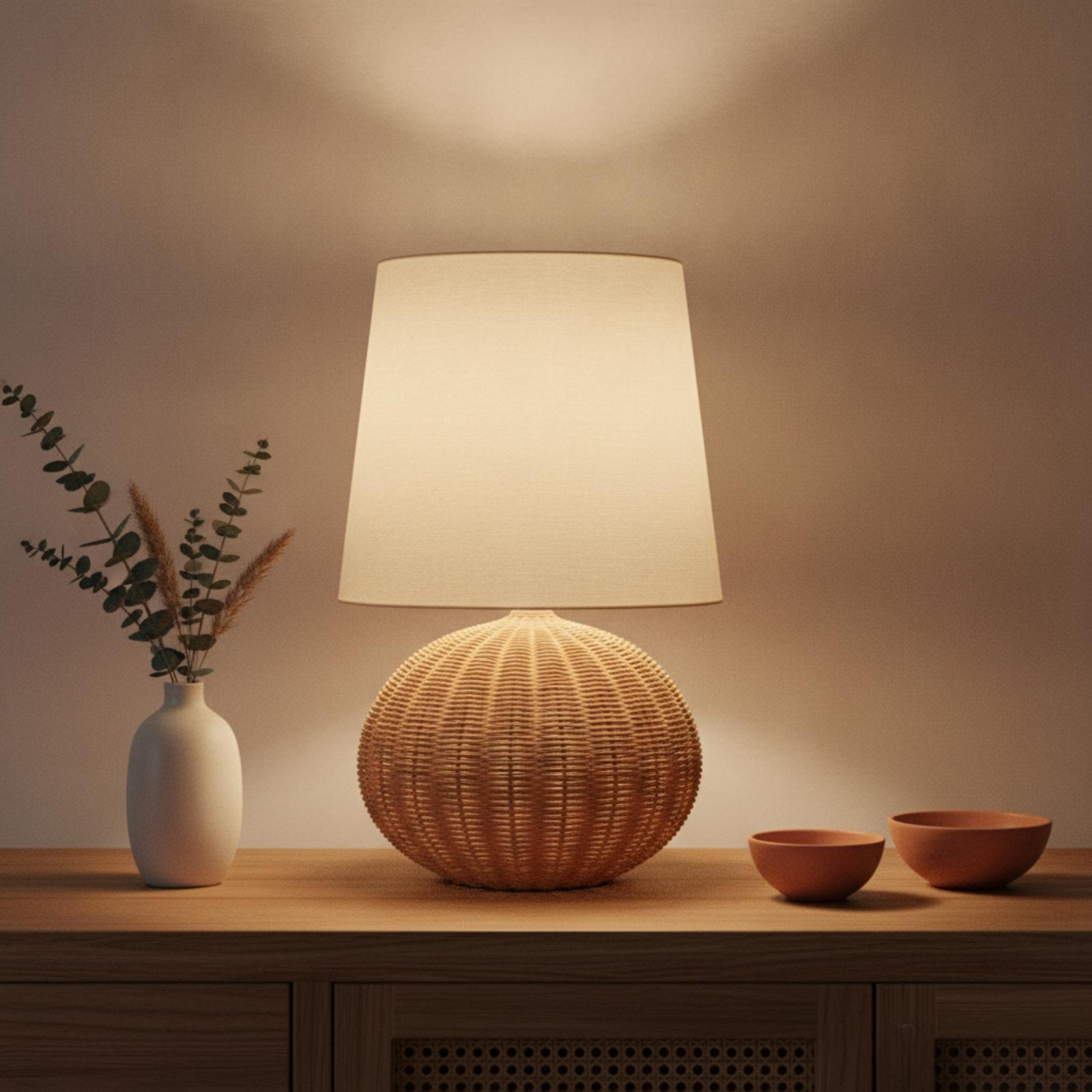 مصباح طاولة جانبي بقاعدة من ال - مراجعة Lighting Decor For Living Room وسعره