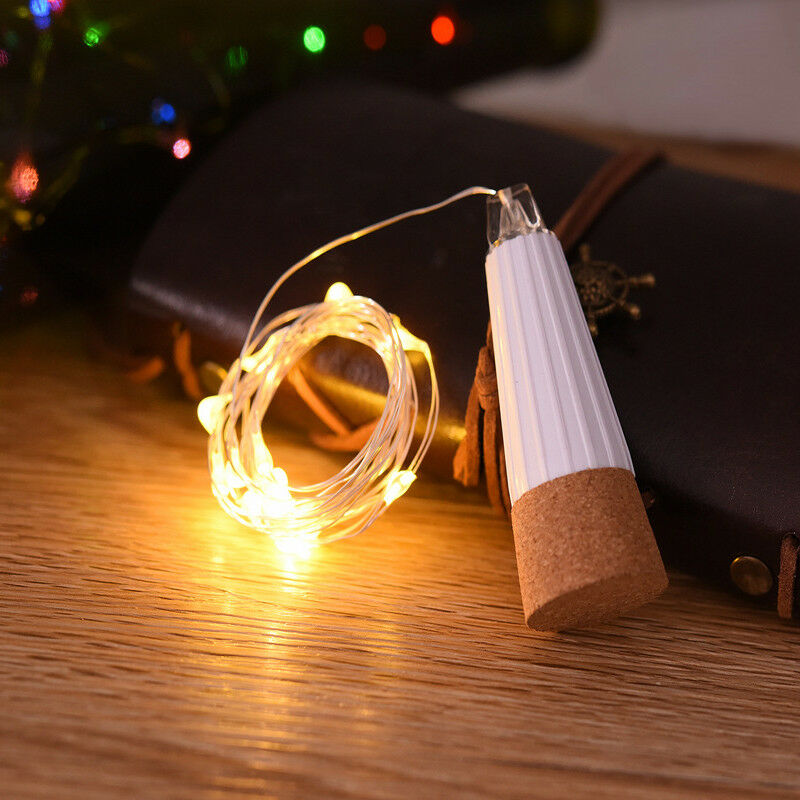 2 متر 20 LED زجاجة الفلين الجن - مراجعة Decor Lighting Cork وسعره