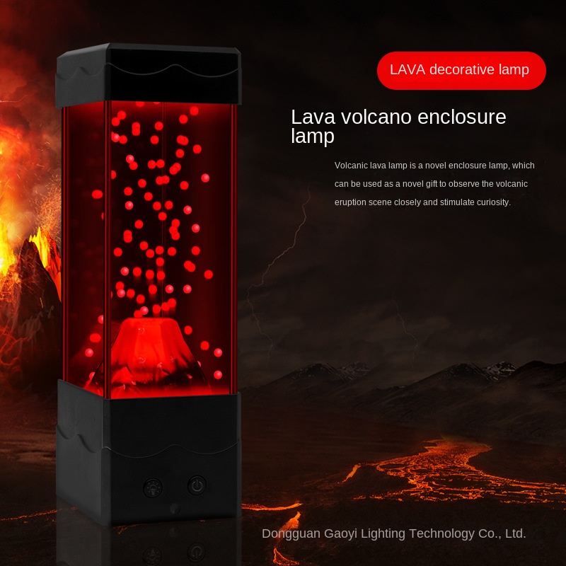LED الحمم بركان ضوء ديكور المن - مراجعة Lava Lamp Desktop وسعره
