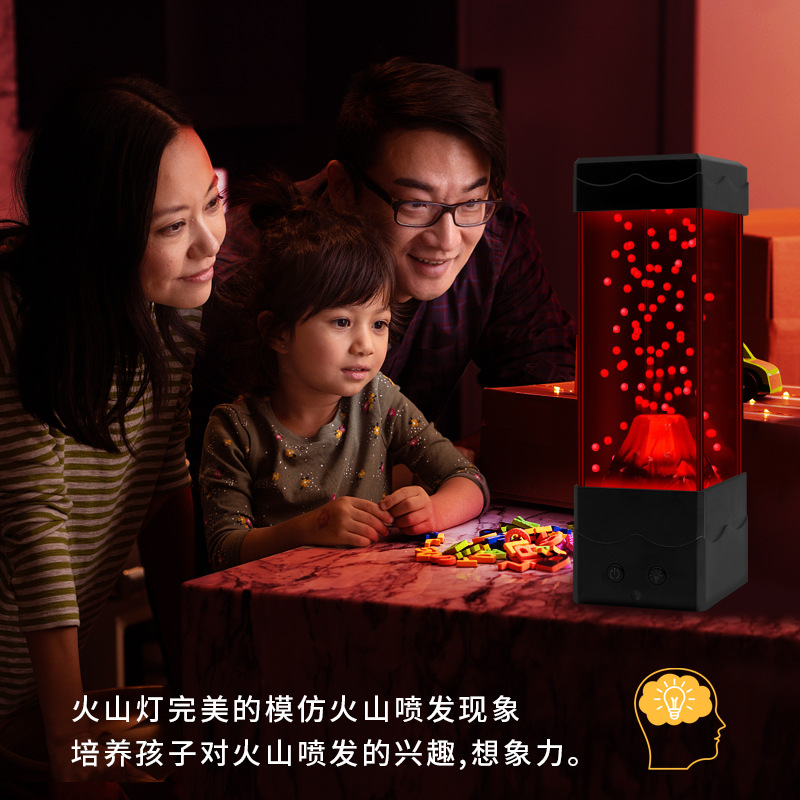 LED الحمم بركان ضوء ديكور المن - مراجعة Lava Lamp Desktop وسعره