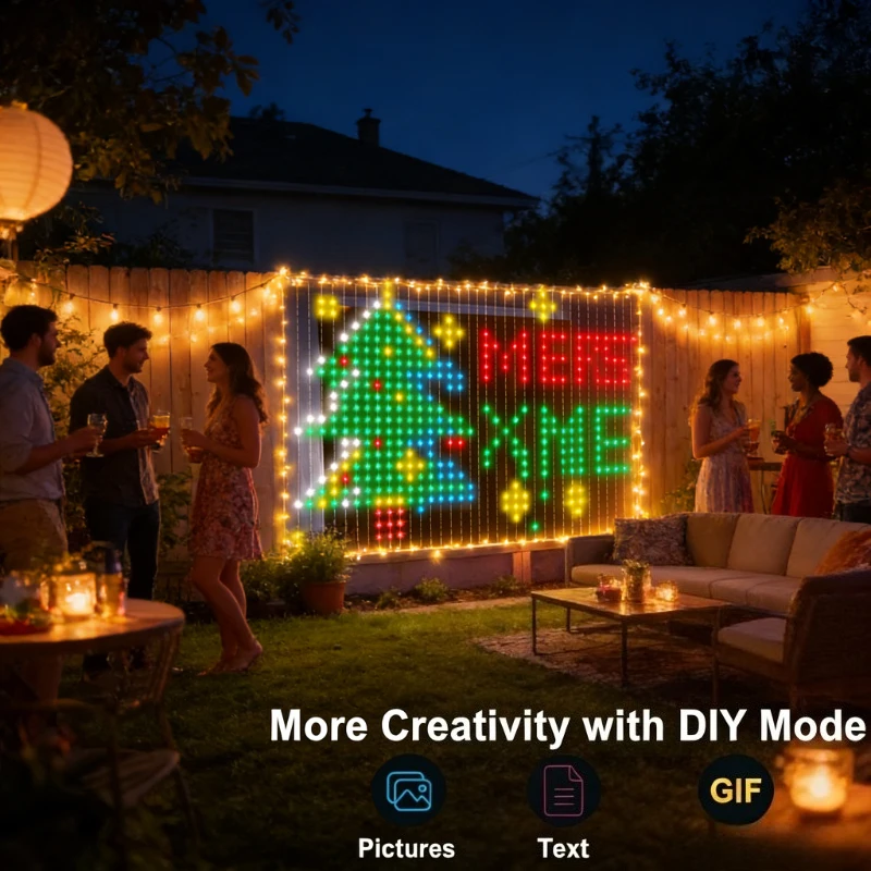 ستائر إضاءة ذكية بـ 400 مصباح  - مراجعة Lighting Decor For Wedding وسعره
