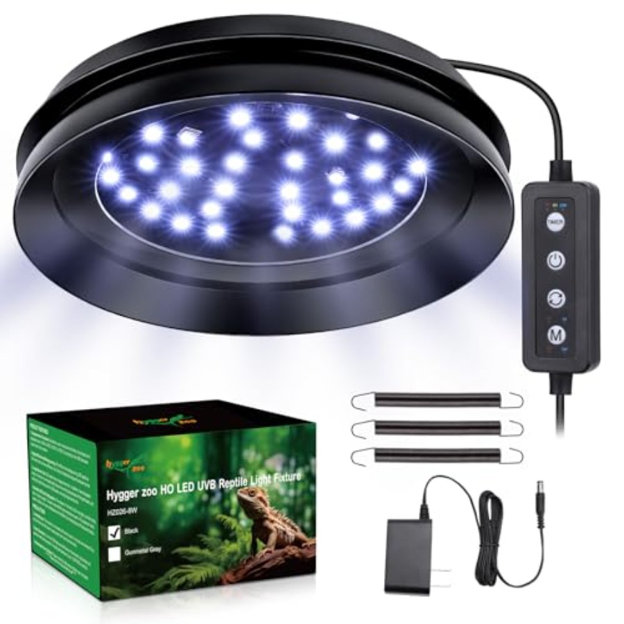 مصباح UVB للزواحف مع خاصية الت - مراجعة Gecko Lighting & Decor وسعره