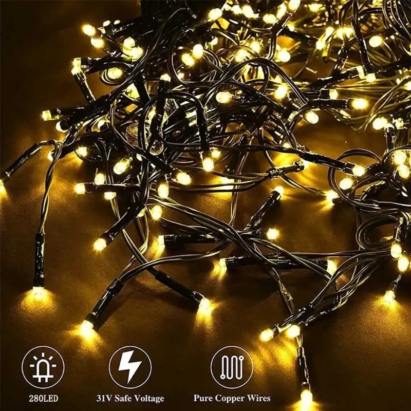 أضواء LED خيطية تعمل بـUSB، إض - مراجعة Lighting Decor For Wedding وسعره