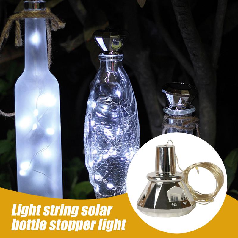 أضواء زجاجة النبيذ مع الفلين 6 - مراجعة Decor Lighting Cork وسعره