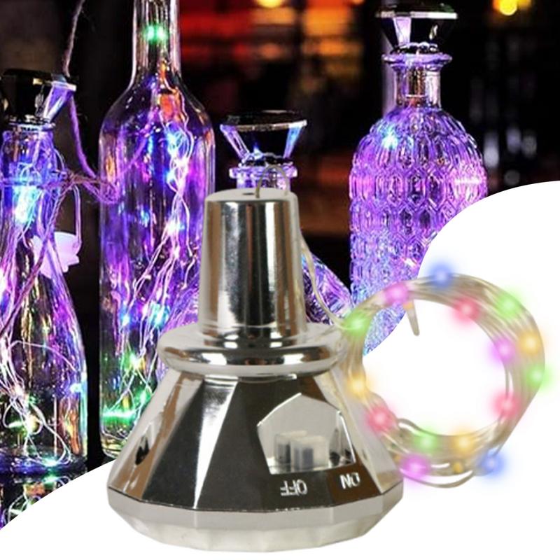أضواء زجاجة النبيذ مع الفلين 6 - مراجعة Decor Lighting Cork وسعره