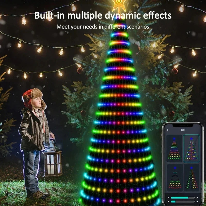 أضواء شجرة عيد الميلاد على شكل - مراجعة Lighting Christmas Decor وسعره