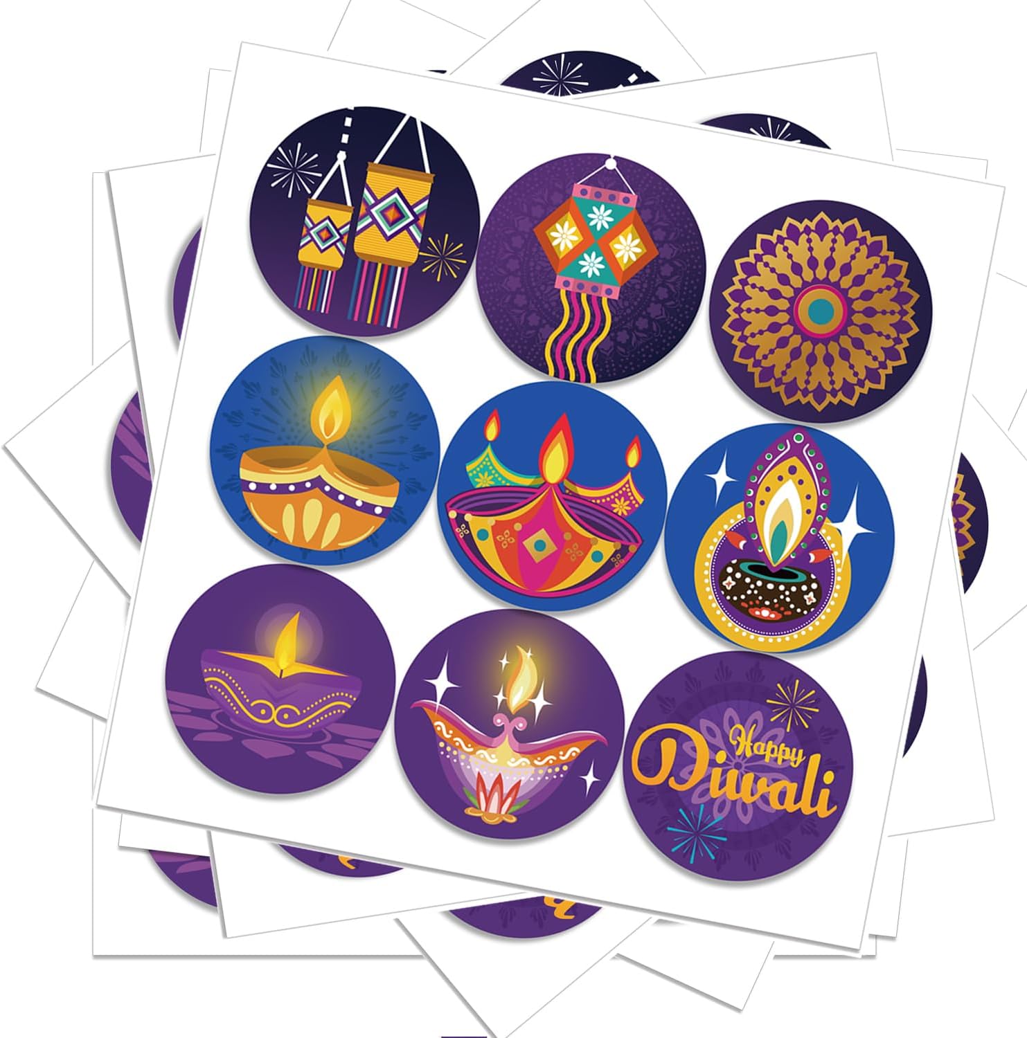 ملصقات ديوالي سعيدة لتزيين الح - مراجعة Lighting Decoration For Diwali وسعره