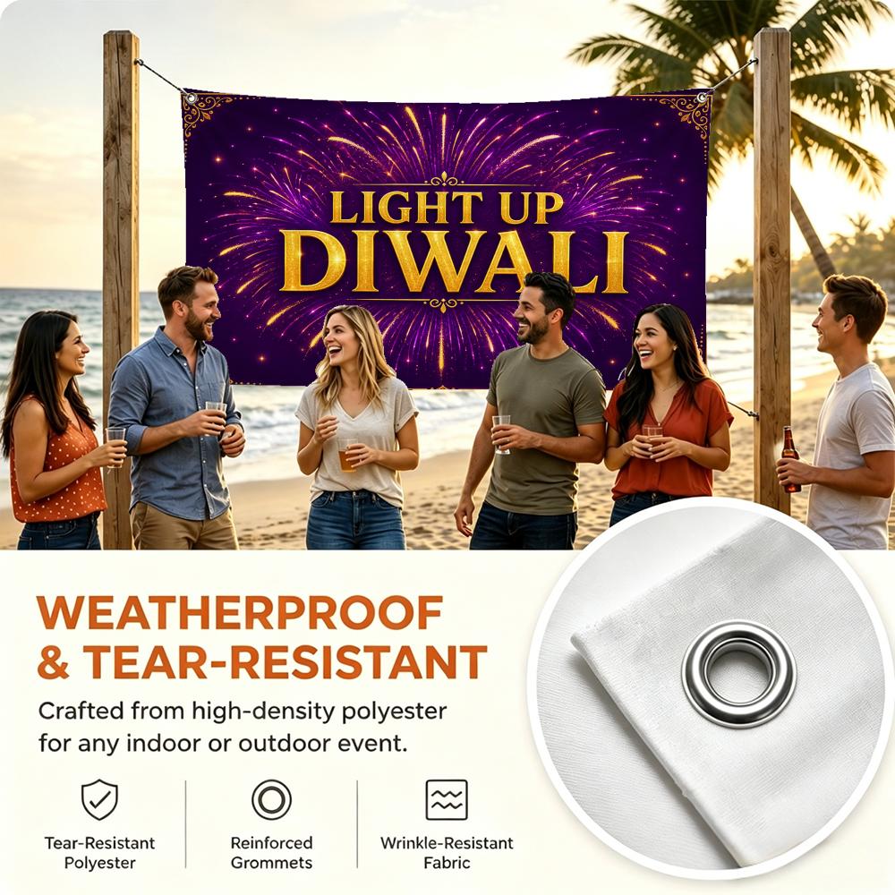 أعلام ديوالي مضيئة، لوحة جداري - مراجعة Lighting Decoration For Diwali وسعره