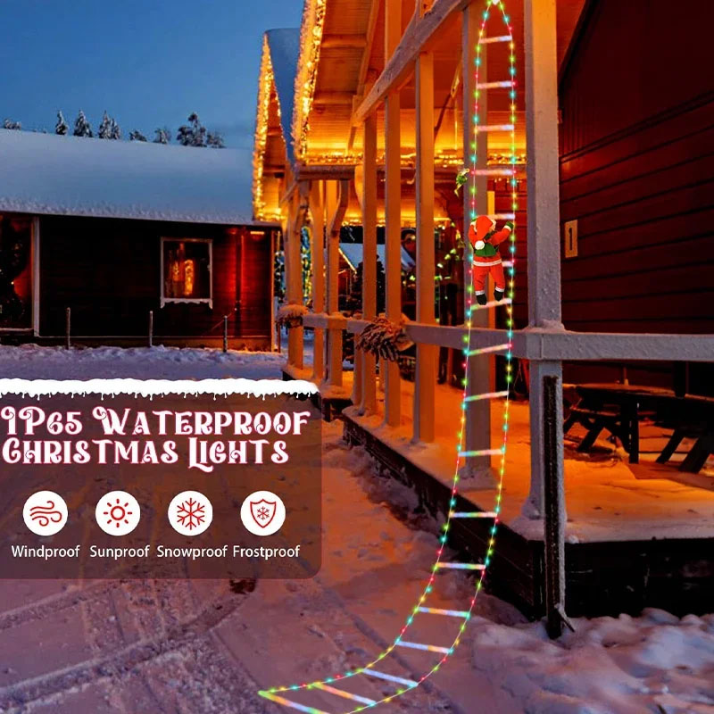 أضواء عيد الميلاد LED، سلسلة إ - مراجعة Lighting Christmas Decor وسعره