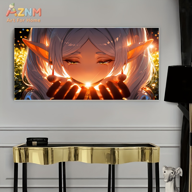 لوحة فنية جدارية من قماش الأني - مراجعة Lighting Decor And Beyond وسعره