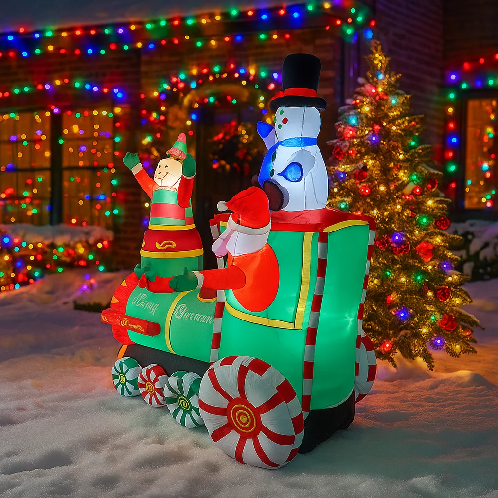 1.8 متر/5.9FT نفخ سانتا كلوز ق - مراجعة Santa'S Elves Holiday Lighting & Decor Llc وسعره