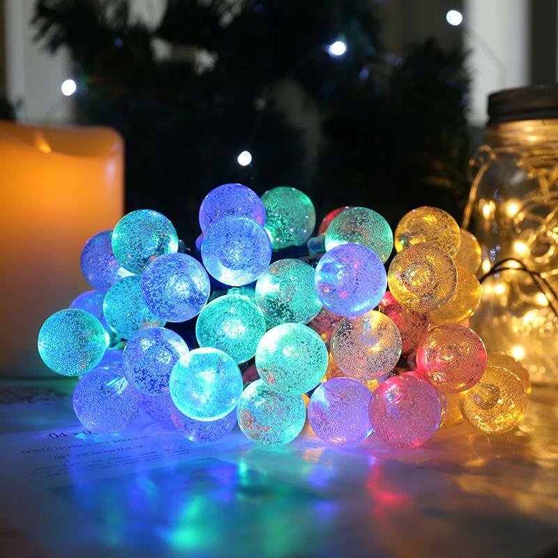 متعدد الألوان LED سلسلة أضواء  - مراجعة Outdoor Lighting Wedding Decor وسعره