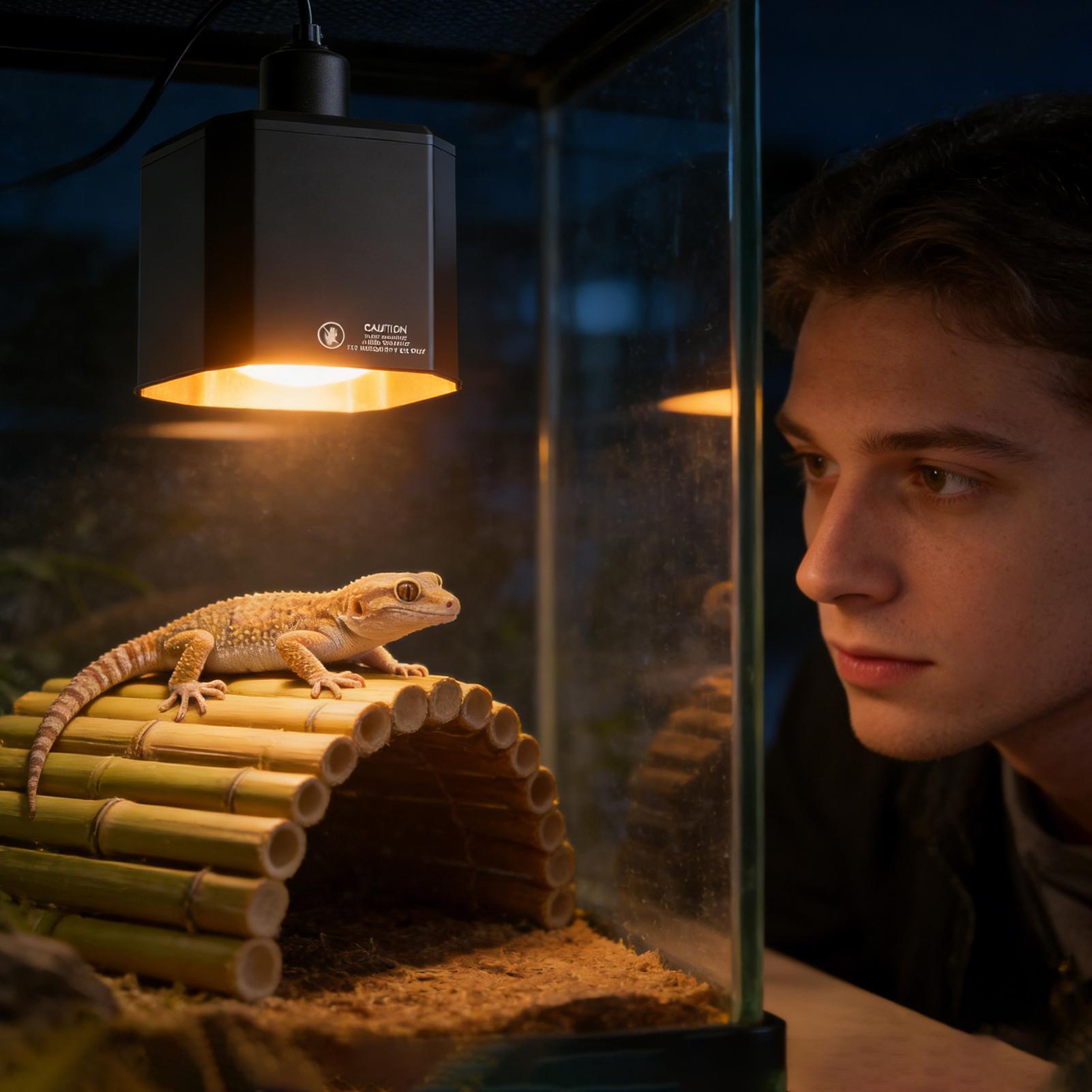الزواحف الحرارة تجهيزات الإضاء - مراجعة Gecko Lighting & Decor وسعره