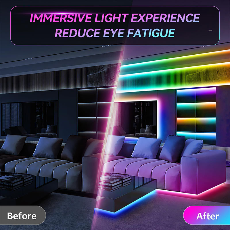 شريط إضاءة LED RGB بتقنية USB  - مراجعة Lighting Bolt Decor وسعره