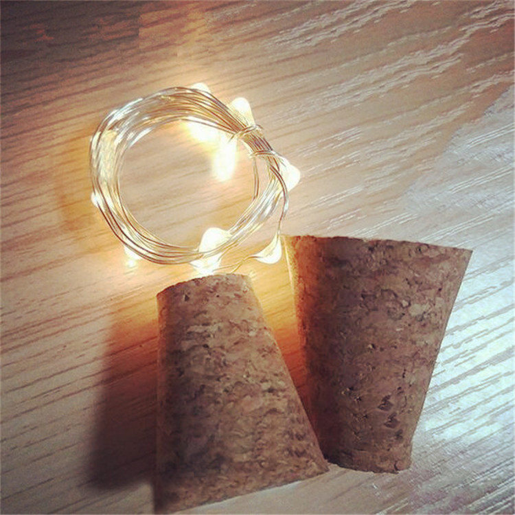 Wodden بار LED زجاجة النبيذ ال - مراجعة Decor Lighting Cork وسعره