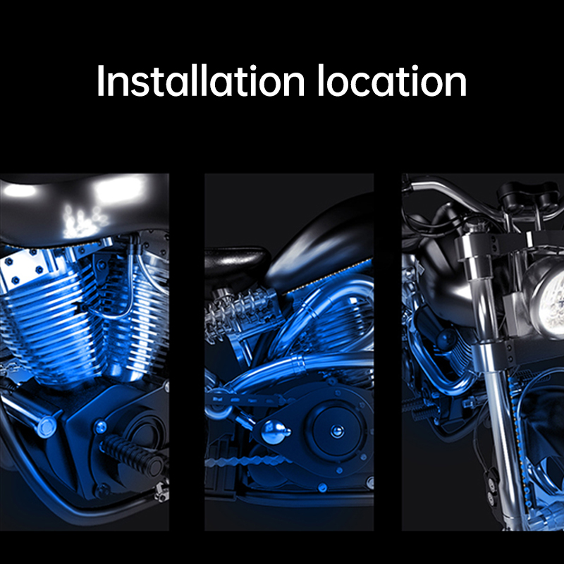 APP LED دراجة نارية سيارة جو ا - مراجعة Lighting Bolt Decor وسعره