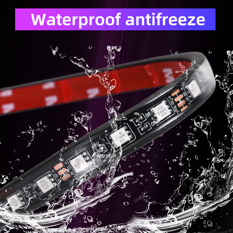 APP LED دراجة نارية سيارة جو ا - مراجعة Lighting Bolt Decor وسعره