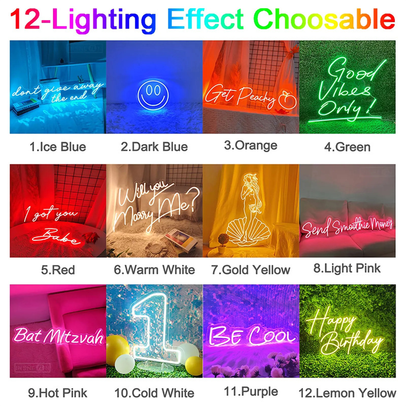 لافتات نيون مخصصة بإضاءة LED،  - مراجعة Lighting Decor For Wedding وسعره