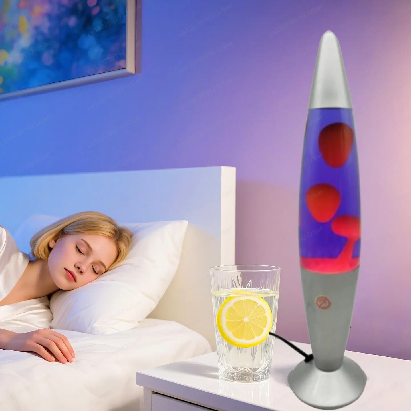 مصباح طاولة بتصميم قنديل البحر - مراجعة Lava Lamp Desktop وسعره