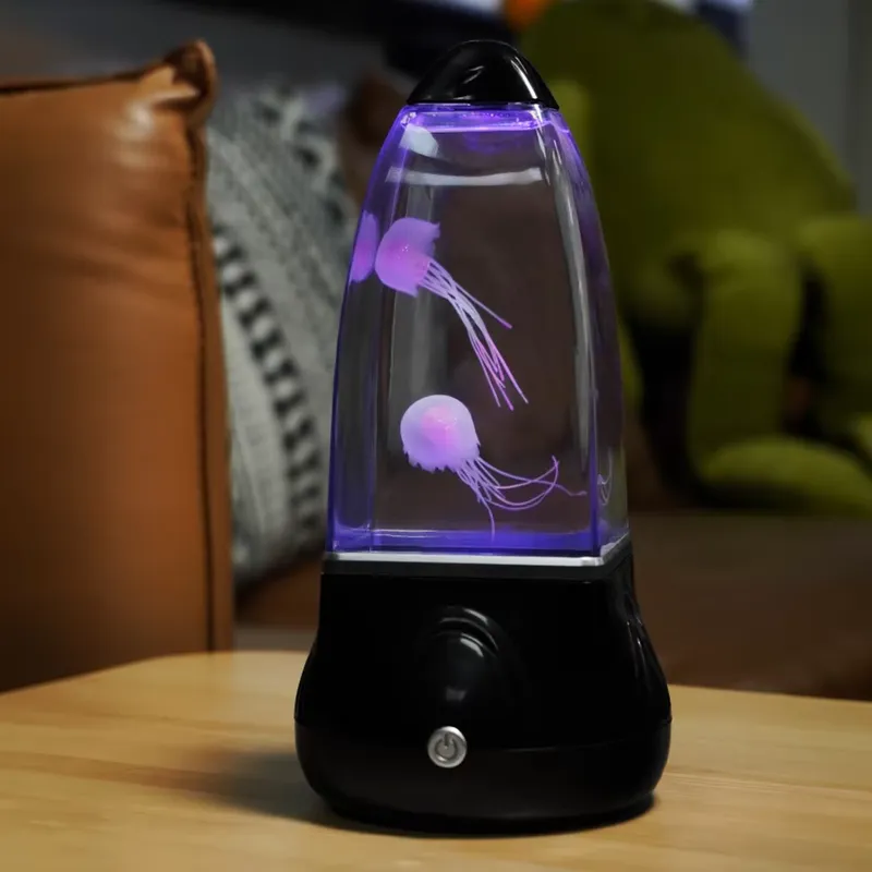 مصباح لافا على شكل قنديل البحر - مراجعة Lava Lamp Desktop وسعره
