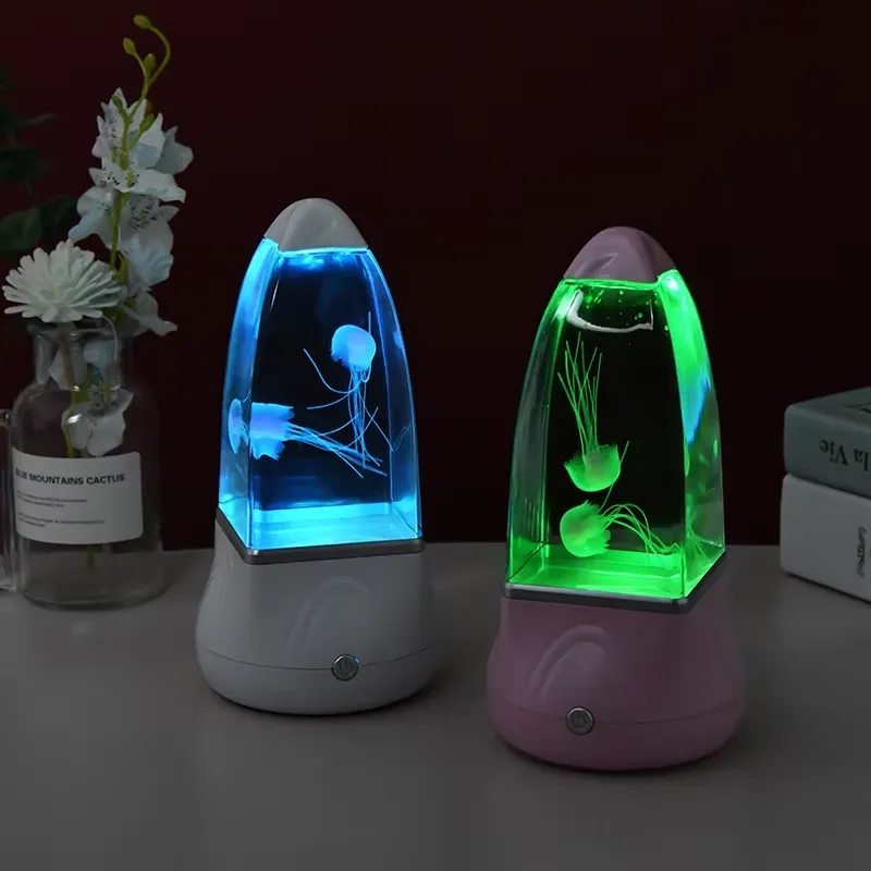 مصباح لافا على شكل قنديل البحر - مراجعة Lava Lamp Desktop وسعره