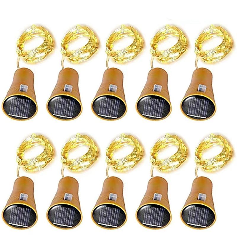مجموعة من 10 مصابيح LED تعمل ب - مراجعة Decor Lighting Cork وسعره