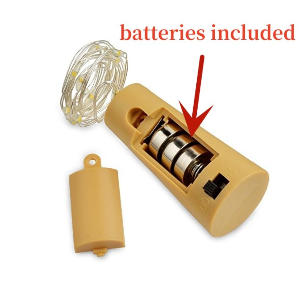 بار LED زجاجة النبيذ الفلين 2  - مراجعة Decor Lighting Cork وسعره