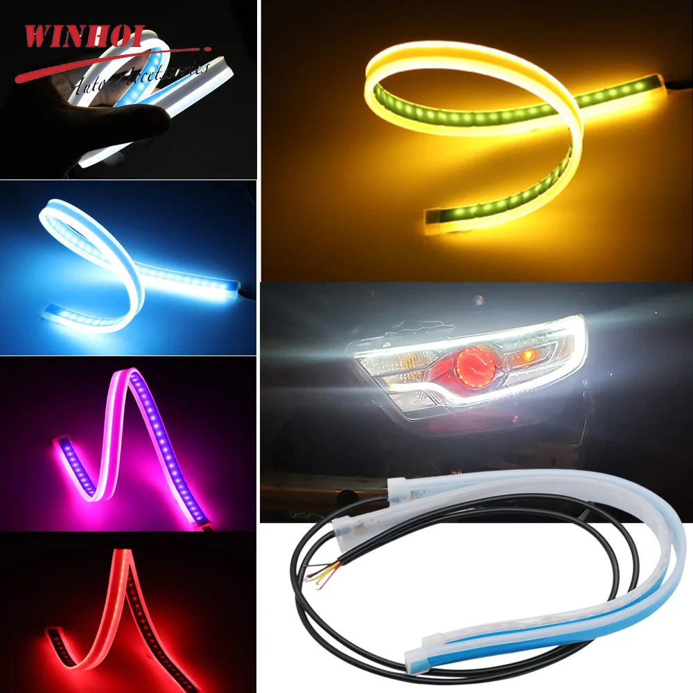 2 قطعة سيارة LED DRL النهار تش - مراجعة Lighting Bolt Decor وسعره
