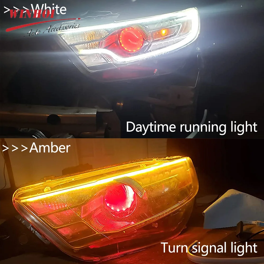 2 قطعة سيارة LED DRL النهار تش - مراجعة Lighting Bolt Decor وسعره