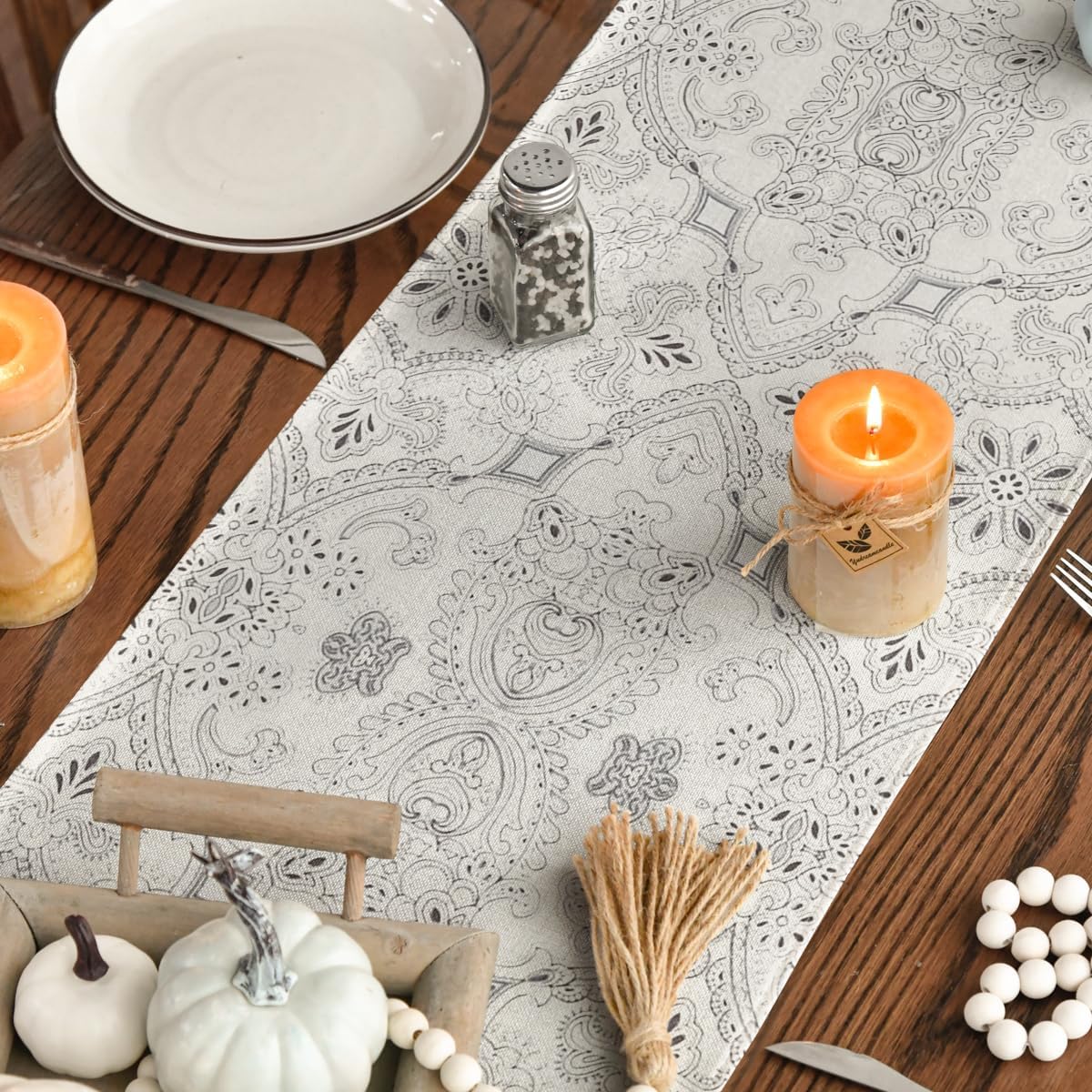 مفرش طاولة من الكتان للاحتفال  - مراجعة Lighting Decoration For Diwali وسعره