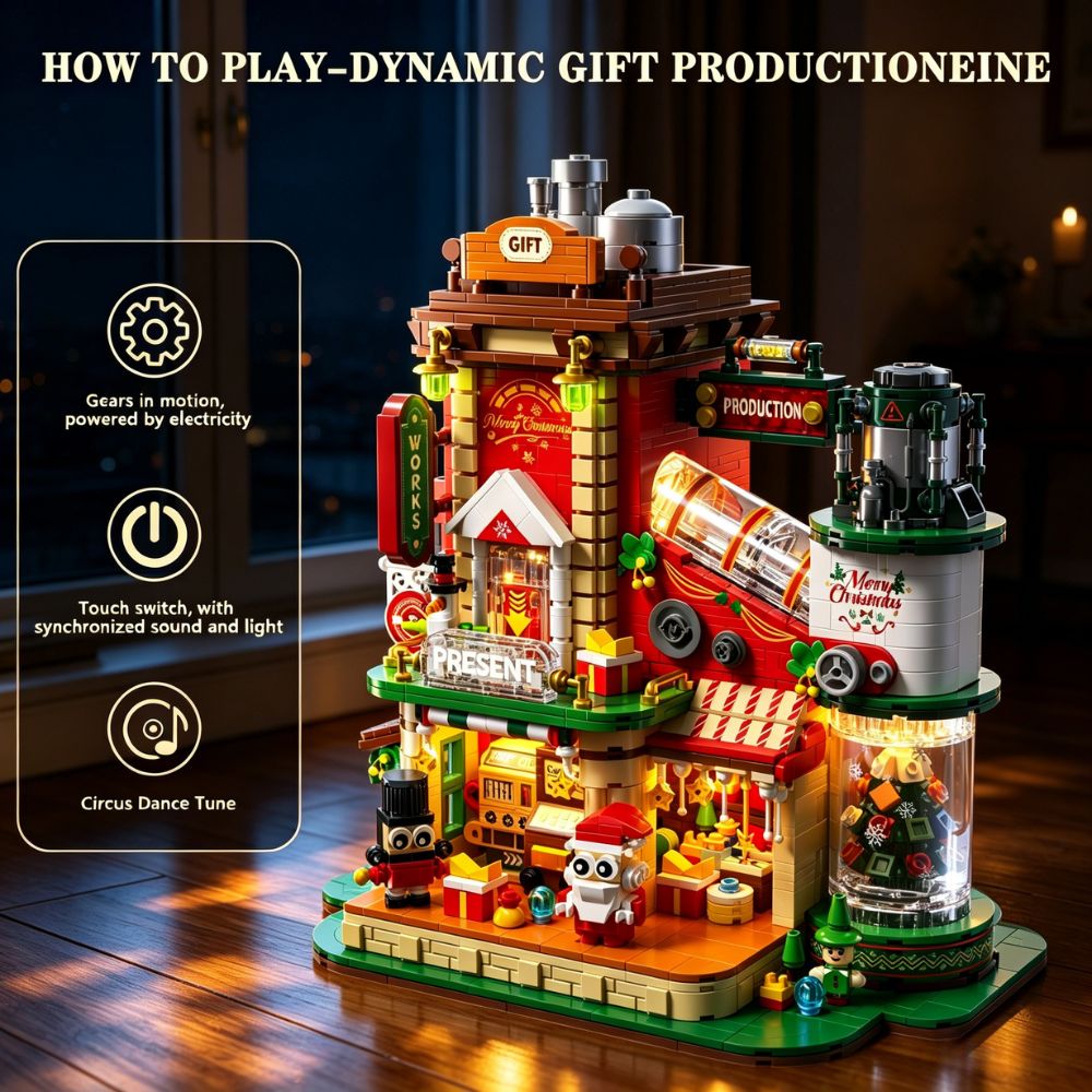 مجموعة بناء KAVOWORLD 2775 قطع - مراجعة Santa'S Elves Holiday Lighting & Decor Llc وسعره