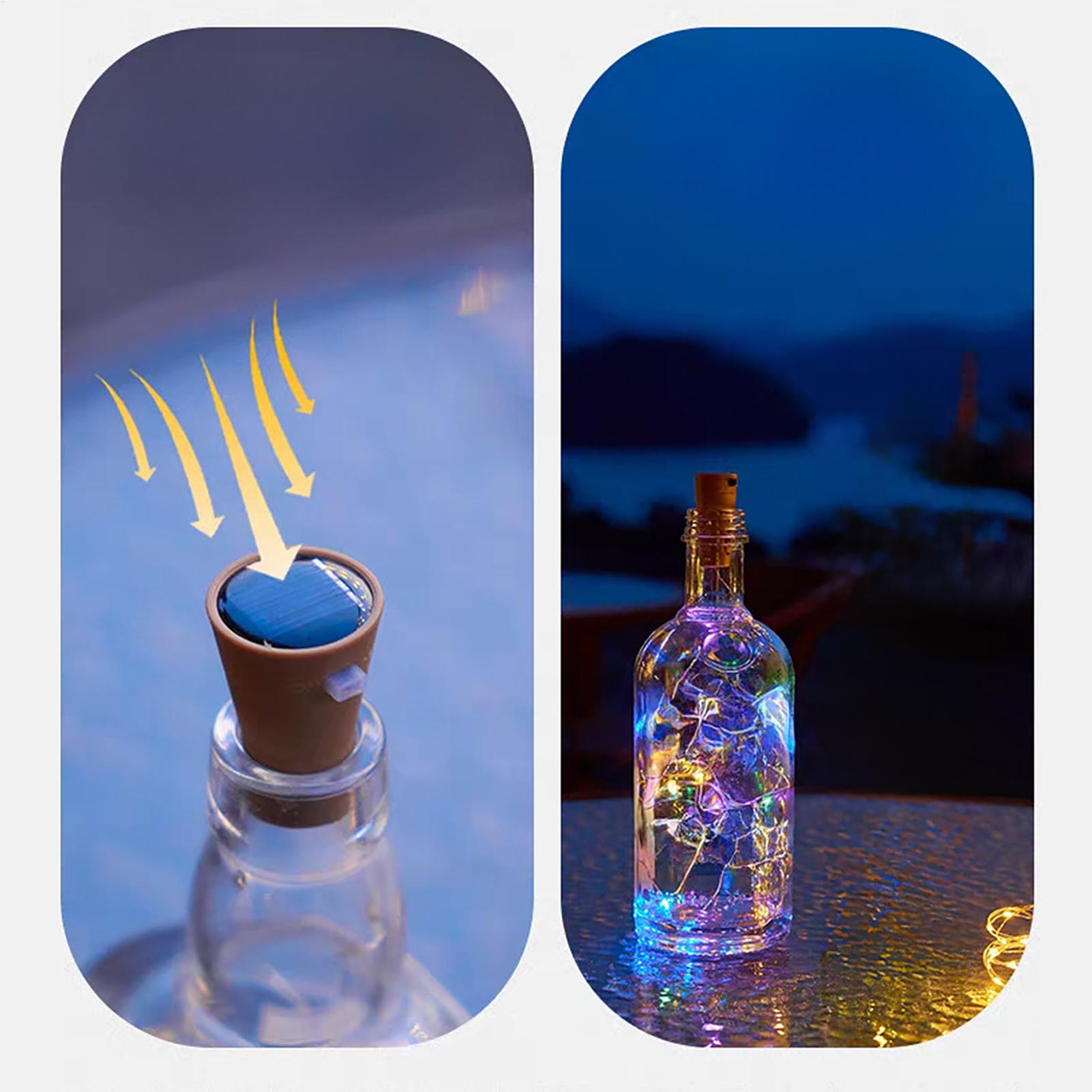 أضواء زجاجات النبيذ الشمسية، 6 - مراجعة Decor Lighting Cork وسعره